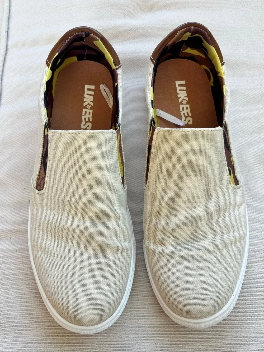 MUK LUKS Mens Cruise Tour Sneaker - Natural